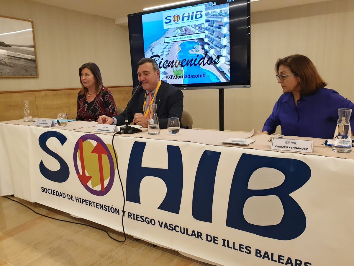 Patgompic's tweet photo. Interessant programa el de les Jornades de la Societat d'Hipertensió i Risc Vascular de les #IllesBalears (@sohibhta), que aborden la malaltia des del tractament però també des de la prevenció. https://t.co/llWJtOLmEJ