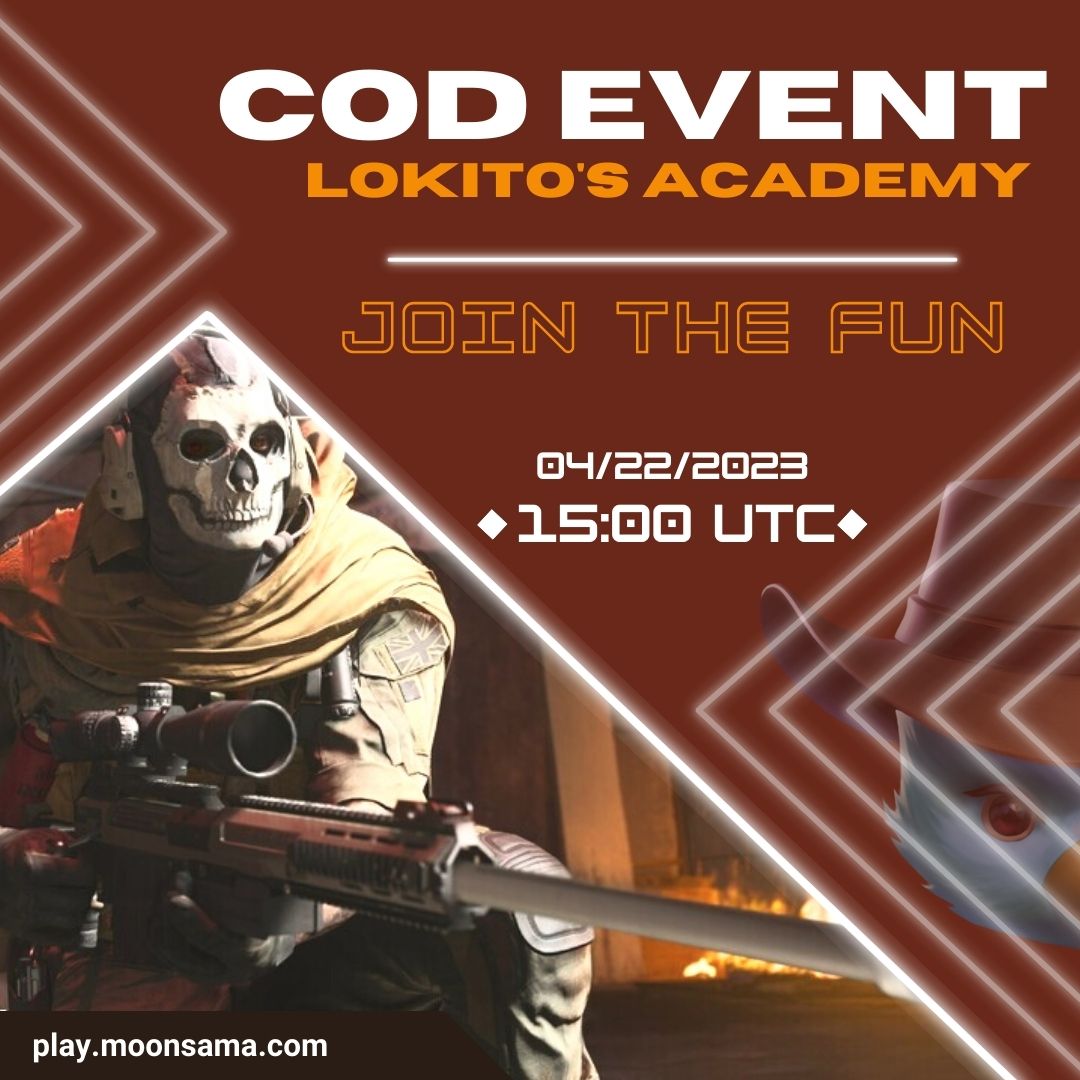 🚨SATURDAY EVENT - 15:00 UTC🚨

You can now signup /join a team at 
play.moonsama.com

Join  Discord: discord.gg/jYSaqe6psX