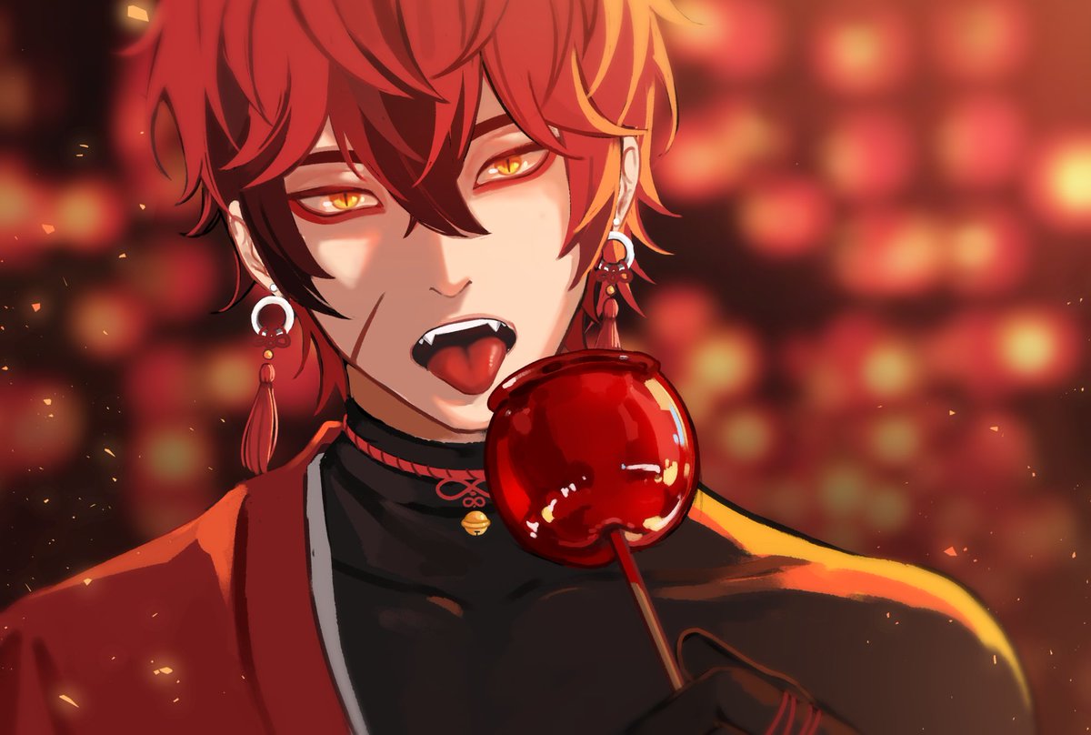 ELN_Kaze's tweet photo. "หือ?"

"อยากลองชิมไหมครับ อร่อยนะ 🍎"

(ริงโกะอาเมะ ของโปรดเจ้าคาเสะเขาเลยค่ะ 😣) https://t.co/ag5aVuWjSV