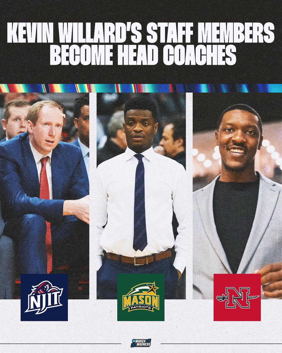 Three members of Maryland’s staff have become head coaches this offseason 👏

Grant Billmeier: NJIT
Tony Skinn: George Mason
Tevon Saddler: Nicholls State