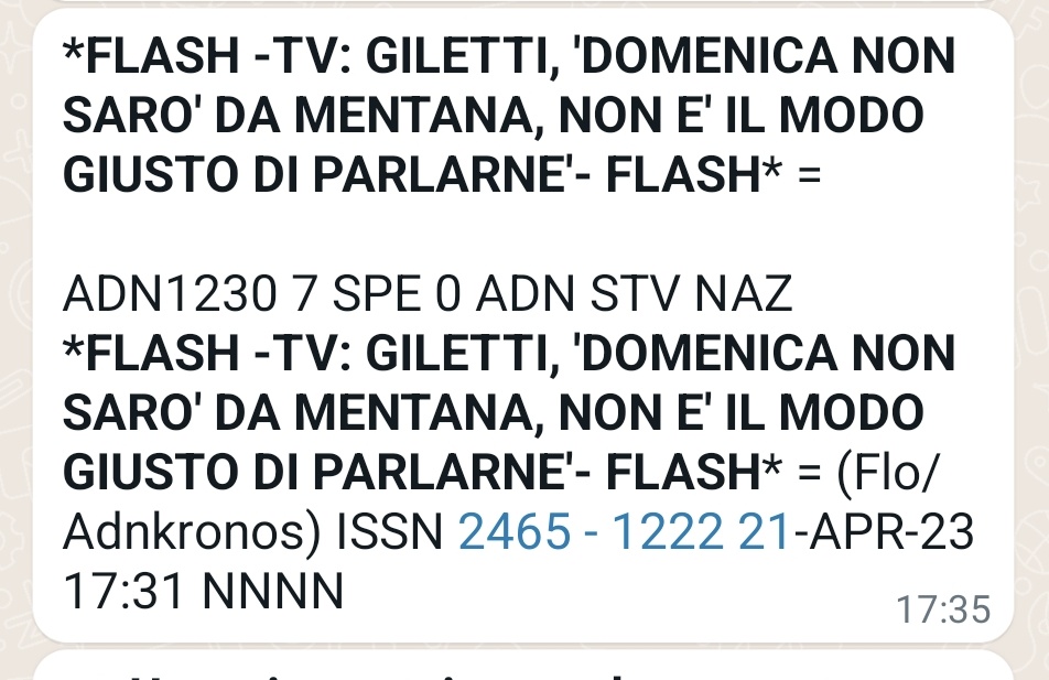 Disse colui che parlava di "cose" in un programma televisivo che conduceva.
Da che pulpito.

<a href="/TgLa7/">Tg La7</a>