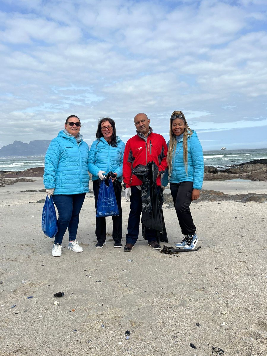 What a great few days of Strategy Planning for DFSA, we ended it with a "Beach Cleanup" morning. Part of our quarterly Environmental awareness days. 
#environmental #strategy