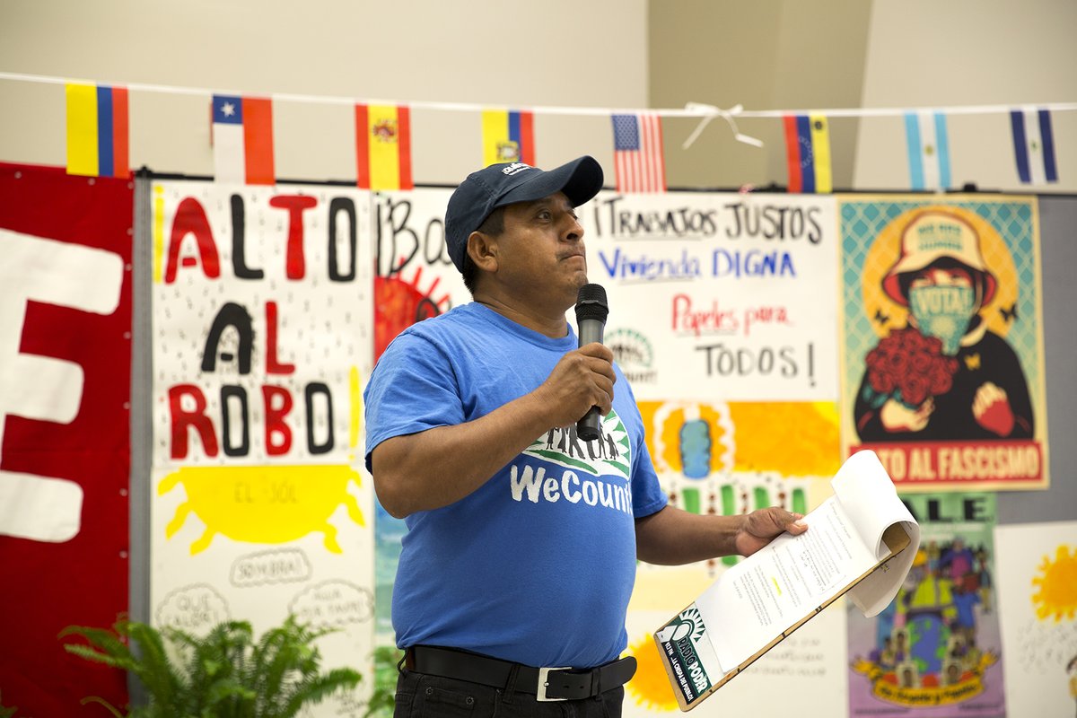 WeCount_Fl's tweet photo. Last week, we hosted the first #DALE forum in Florida to celebrate and organize around the new deferred action protections for immigrant workers! Across the country, worker leaders are taking action and demanding what we all deserve. @NDLON https://t.co/qyGDCoNrw1