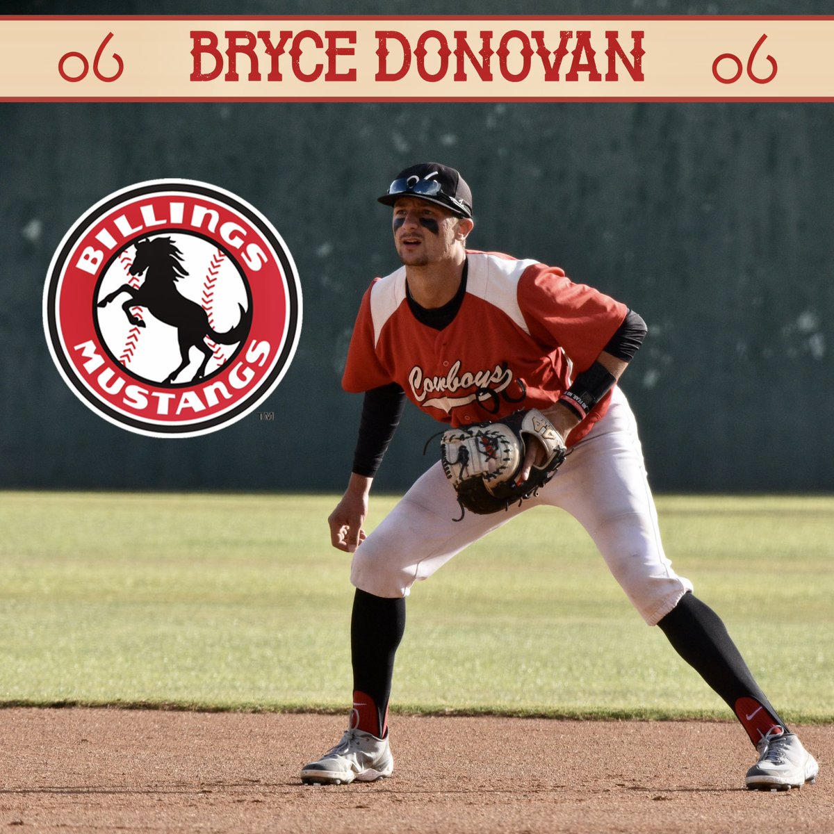 Alpineo6's tweet image. Congratulations to current Alpine Cowboy Bryce Donovan on being drafted by the Billings Mustangs of the MLB partner Pioneer League.