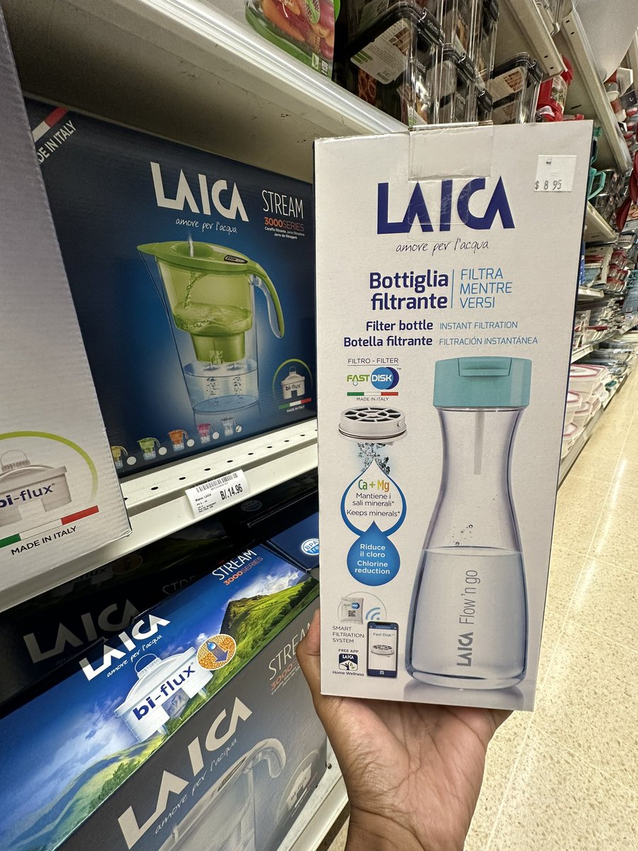 Riba_Smith's tweet photo. Nos parece súper funcional y útil esta botella para agua marca Laica, la cual por medio del sistema de su filtro crea un proceso de filtración instantánea 👌#RSTips https://t.co/4bY0Y64c7o