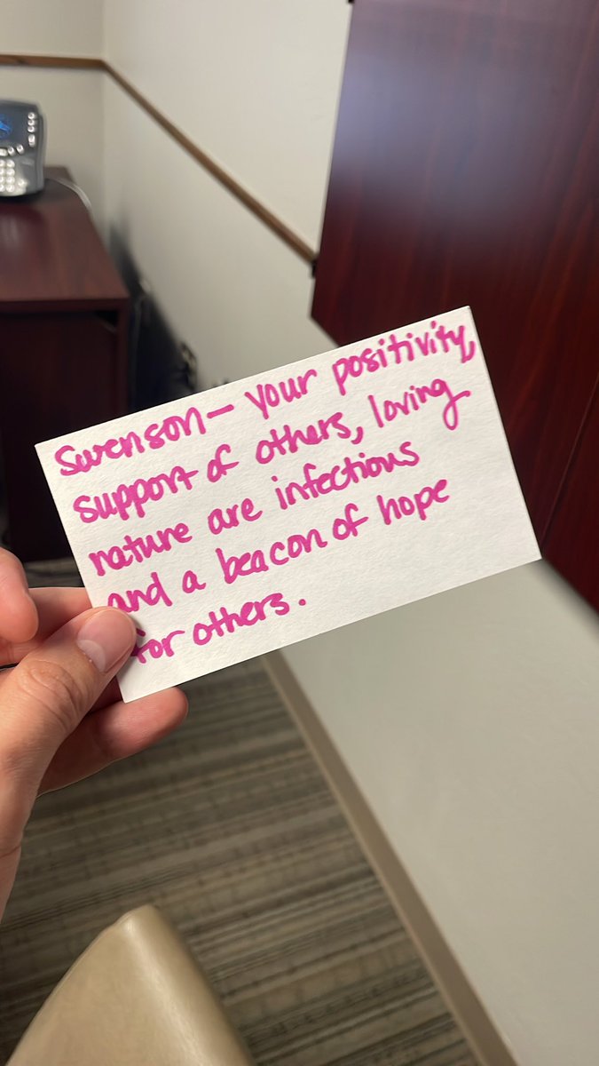 Talk about a day being made 🥹 random note left in my box today. Happy Friday everyone, so close to the end people. #RHSRoar