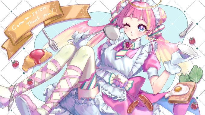 1.2  3.  納品しました!ご依頼ありがとうございます#Skeb #Commission 