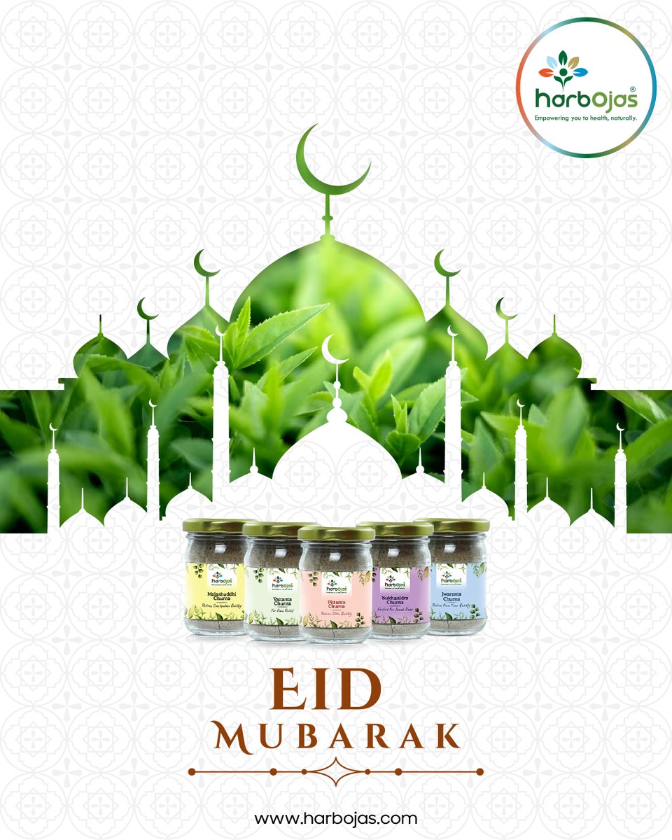 harbojas_in's tweet photo. Eid Mubarak! Wishing you a healthy and happy celebration with the power of nature's remedies

#harbojas #naturopathy #healthyliving  #naturalremedies #naturopathyforliving  #Eid https://t.co/8bckupSzY9