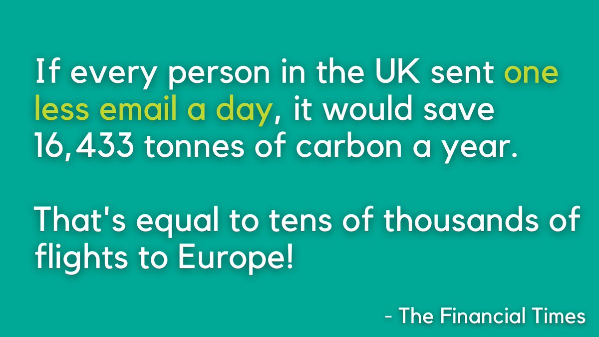 EntHubSkills's tweet photo. With many businesses operating largely online, #digitalfootprint is something we should all be thinking about.π€
Tomorrow is #EarthDay, so we challenge businesses next week to send #onelessemail! π©π
#sustainability #greenbusiness https://t.co/OCGwNkVBe2
