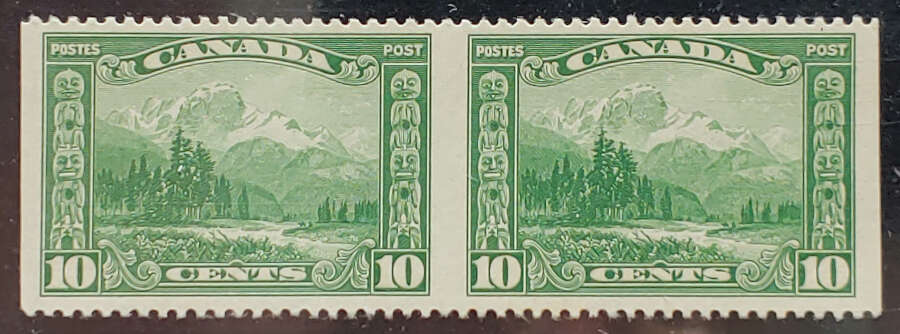 AllNations1949's tweet photo. Canada #155b F/VF Never Hinged 1928 10c Perf By Imperf Pair $302 Lot 56 in our auction Saturday 22nd April 2023 #10cMtHurd #CanadaStamps #ImperforatePair #PerfbyImperfPair

https://t.co/hxjcdWh1UF https://t.co/aqV2s30dM4