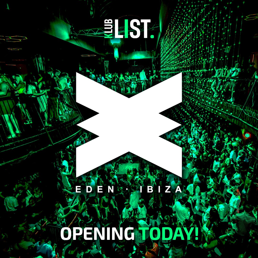 KlubListNFT's tweet photo. ☀️ Ibiza summer season is heating up ☀️

One of the best clubs on the Island, Eden Ibiza, is opening its door tonight. 

If you buy a KlubList NFT, you can win lifetime access to Eden! 🎟️ https://t.co/dnCYQpFIkI
