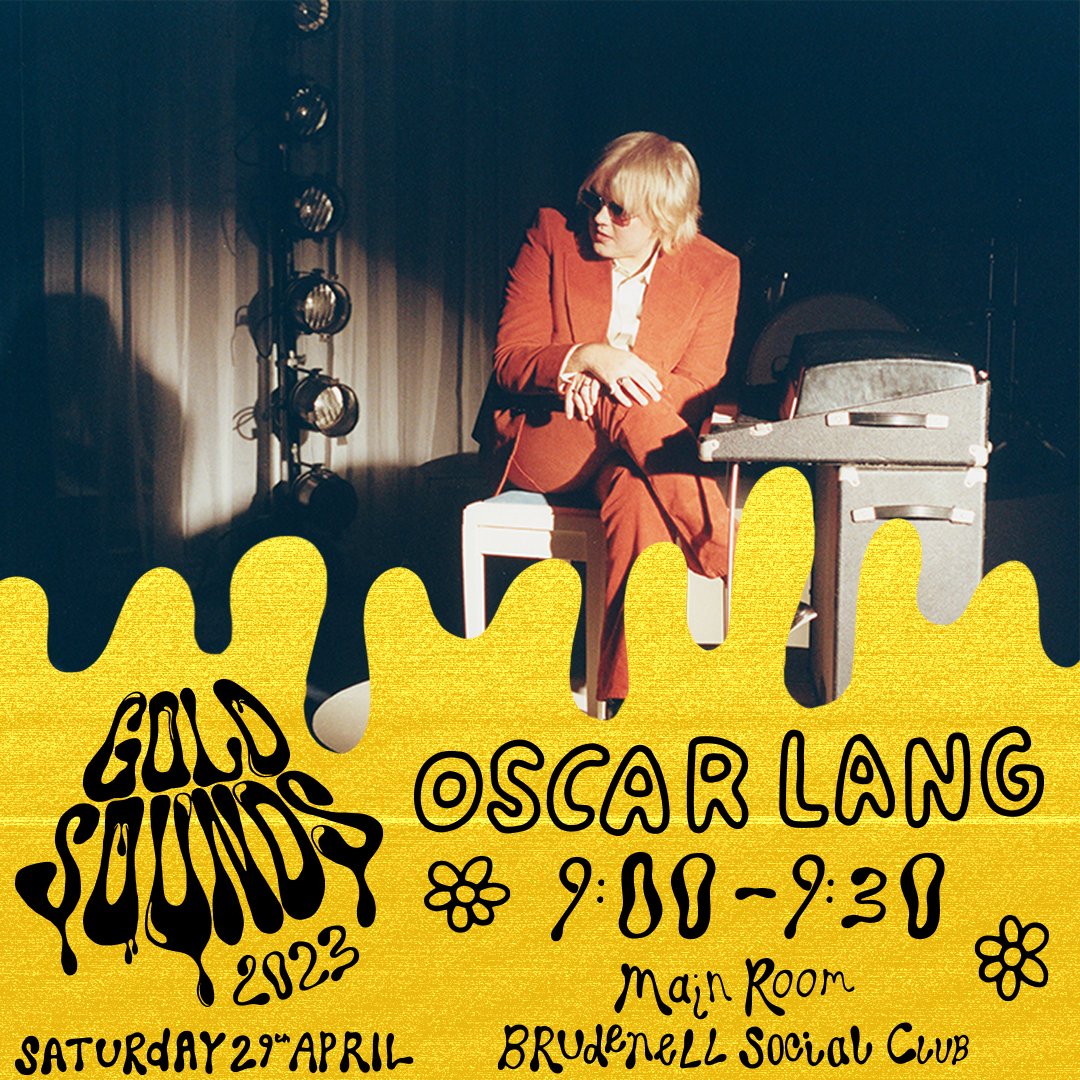 .@oscarlangmusic has just announced his new album ‘Look Now’, set for release on 21st July on Dirty Hit. The bedroom pop artist plays Gold Sounds next Saturday at @nath_brudenell Get your tickets now for just £15 at bit.ly/GoldSounds23