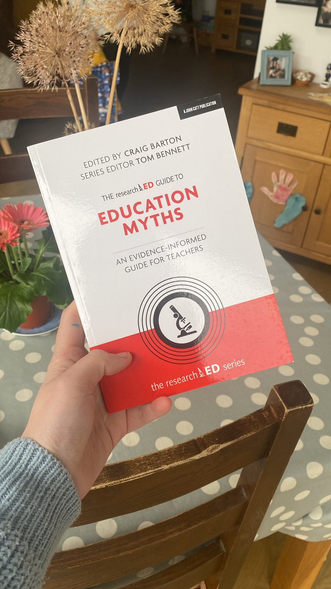 mrsbgteach's tweet photo. A late #fridayfave this week: such a great selection of education myths around innovation, technology, pedagogy and lesson design BUSTED. There’s also an excellent guide at the back to addressing misconception and lethal mutation with staff. Great read! @researchED1 @cymru_ed https://t.co/zd1YEYy7Eq