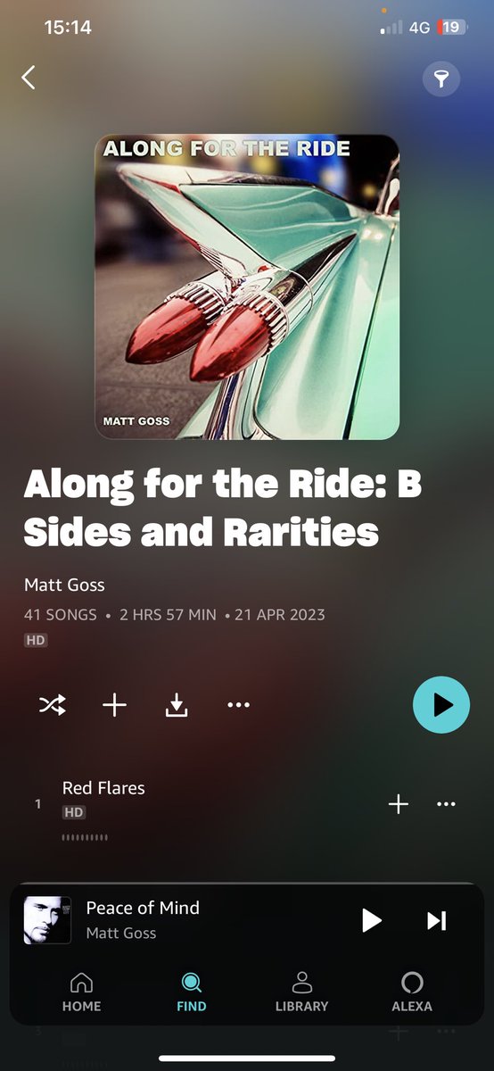 bigdave133's tweet photo. So good to see these songs added to I tunes ,amazon music ,and Spotify  im lucky like others to have heard them all but to those who haven’t you will love them ❤️@mattgoss  @RobFergOfficial @TeamMattGoss https://t.co/hv3fcjL3si