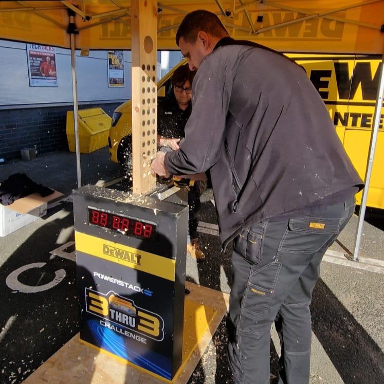 cefonline's tweet image. Who doesn't love a trade day?! It was great to see so many of our customers getting to grips with @DEWALTtough power tools, including the all-new Powerstack, at selected CEF branches. Thank you to everyone who came along. #Dewalt #TradeDay #Powerstack