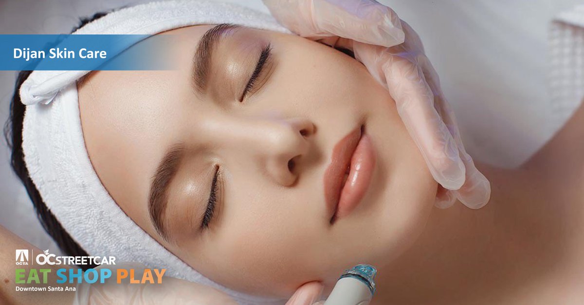 ocstreetcar's tweet photo. Looking for high-quality skincare products and services? Look no further than Dijan Skin Care! With over 25 years of experience, their products and services can help with acne, discoloration, wrinkles, and more. Visit their clinic today 🧖♀️🧴#eatshopplay #DTSA #downtownsantaana https://t.co/zyzlfqzA2K