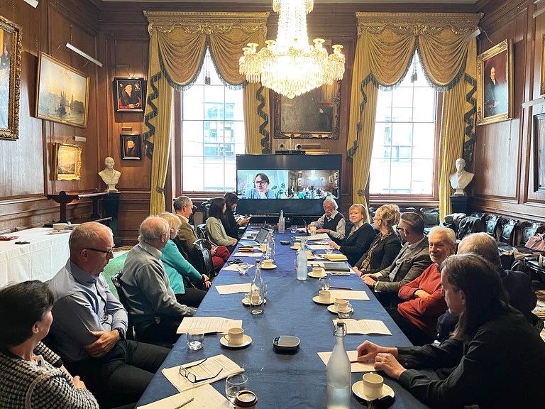 Today we held the annual Council AGM at Goldsmiths’ Hall. It’s great to get all our amazing and hardworking Council members together to discuss the past year, our Awards Winners’ wonderful pieces and our ideas for the future. #GCDCAwards