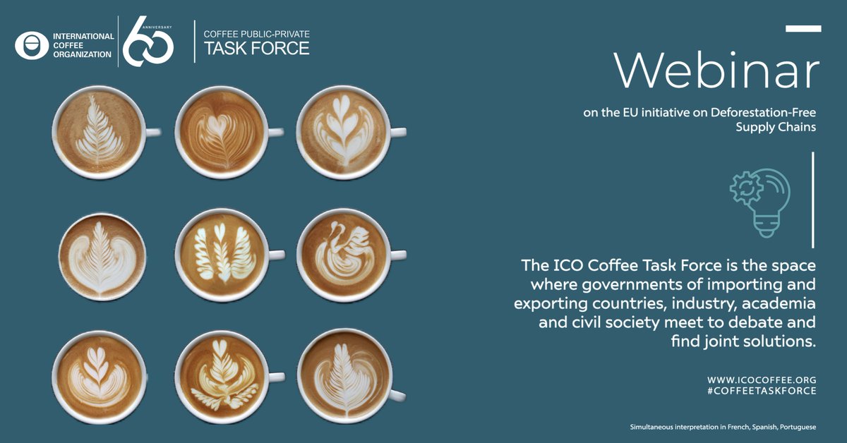 ICOCoffeeOrg's tweet photo. 📢Save the Date &amp; Join us live for the #ICO Coffee Task Force Webinar
🗓️24 April 2023 
🕐13:00-15:00 BST
Speakers across the coffee value chain and from the EU🇪🇺will discuss the inclusivity of the coffee sector!   Register: https://t.co/0inkYdbx0X 
ℹ️https://t.co/S3pwIvHCMI https://t.co/n99NPjNNjY