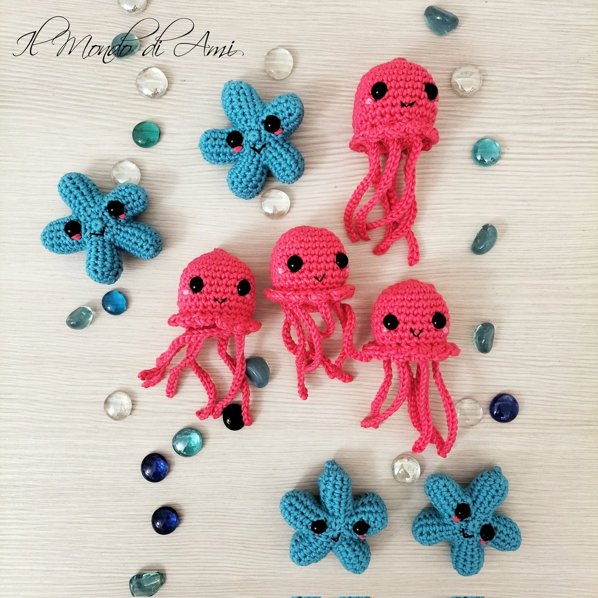 ilmondodiami's tweet photo. Bomboniere marine 🪼
-
#starfish #jellifish #stellamarina #medusa #bomboniere #portachiavi #amigurumi #handmade #crochet #fattoamano #uncinetto #ganchillo #cotone #cotton #dropsfan #dropsyarn #dropsdesign #garnstudio #dropsmuskat #originaldesign #withoutpattern #freehandmade https://t.co/deqdDM0M1d