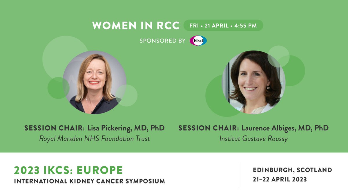 Kidney Cancer (@kidneycancer) on Twitter photo The KCA is proud to support women in #RCC! Thanks to <a href="/lisapic/">Lisa Pickering</a> and <a href="/AlbigesL/">Laurence Albiges</a> for leading this special networking session. #IKCSEU23 The KCA is proud to support women in #RCC! Thanks to <a href="/lisapic/">Lisa Pickering</a> and <a href="/AlbigesL/">Laurence Albiges</a> for leading this special networking session. #IKCSEU23