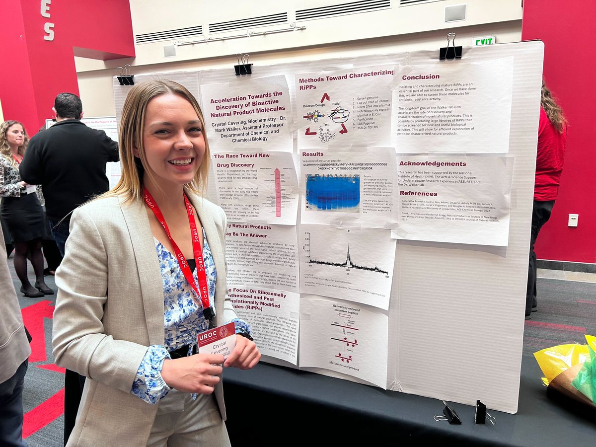 NMEPSCoR's tweet image. What do you do when the poster printer dies? Improvise like a boss. Mad props to our 2022 STEMAP student Crystal Cevering mentored by Dr. Scott Walker. #UNM #NSFfunded #EPSCoR #uroc