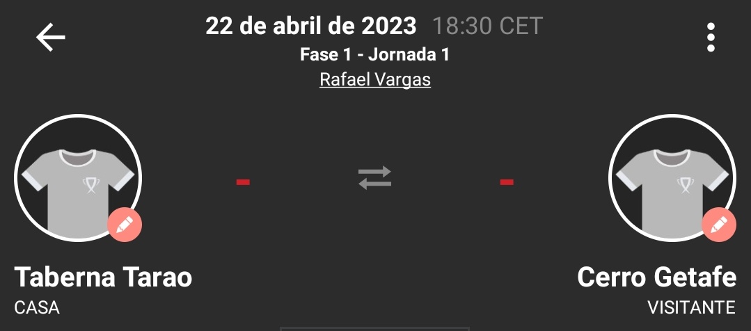 CerroGetafeFS's tweet photo. 🗓️ Horario Jornada 1️⃣  GRUPO I:

🏆 TROFEO VILLA DE GETAFE 2022/23
🆚  Taberna del Tarao
📆 Sábado 22 de abril 2023
🕡 18'30
🏟️ Pabellón Rafael Vargas

¡Os esperamos! 💪

#VamosCerro 🔰 https://t.co/H38E8KzZUo