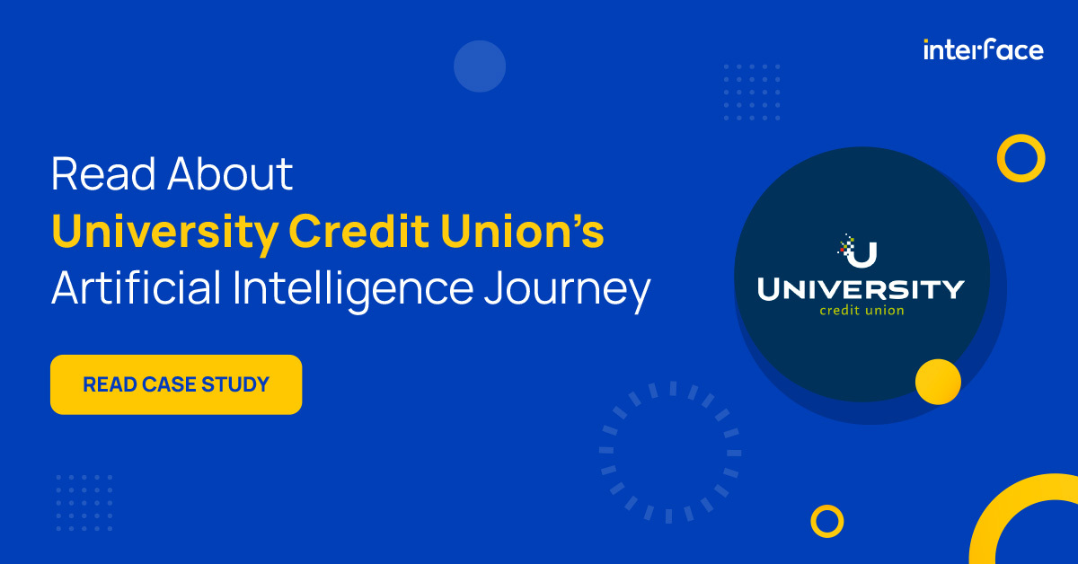 interfaceAI's tweet image. Learn more about University Credit Union's Artificial Intelligence journey and its impact.  

Read the case study: interface.ai/case-studies/r…

#interfaceAI #universityCU #ai #IVA