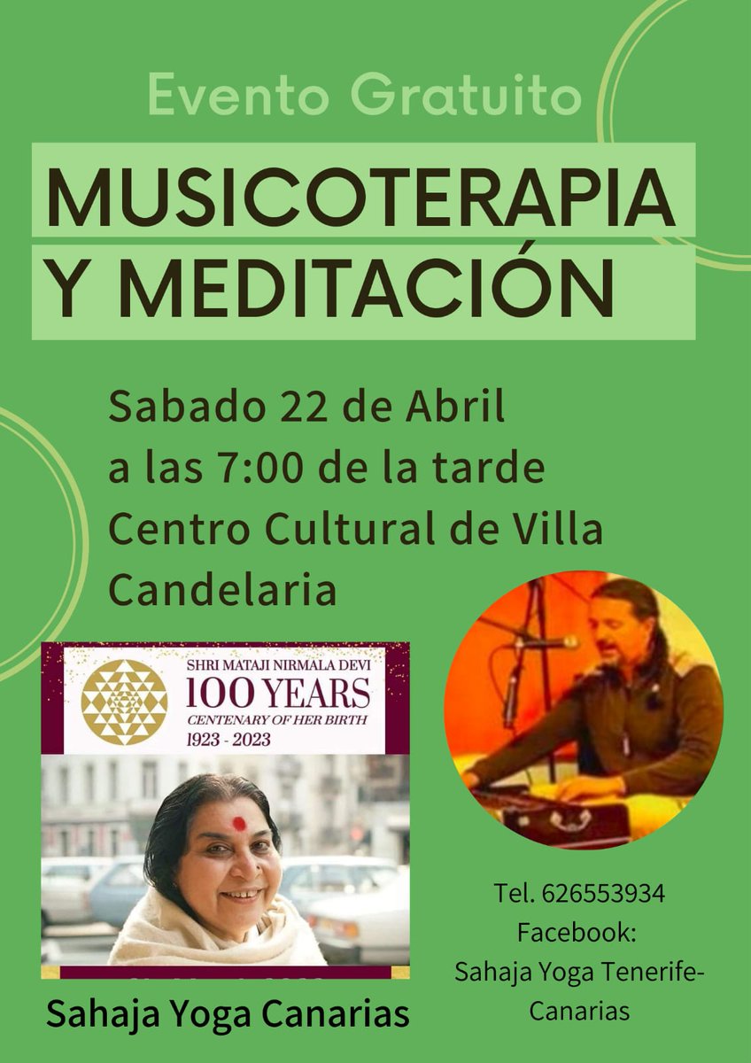 Luca62792155's tweet photo. Mañana sábado a las 7:00 de la tarde, tendremos un programa público en Candelaria,Tenerife.
Seguimos celebrando el centenario de nuestra querida Madre.
🌀🙌.Jai Shri Mataji🌺🙏🌺 https://t.co/lRTp1hIzfG