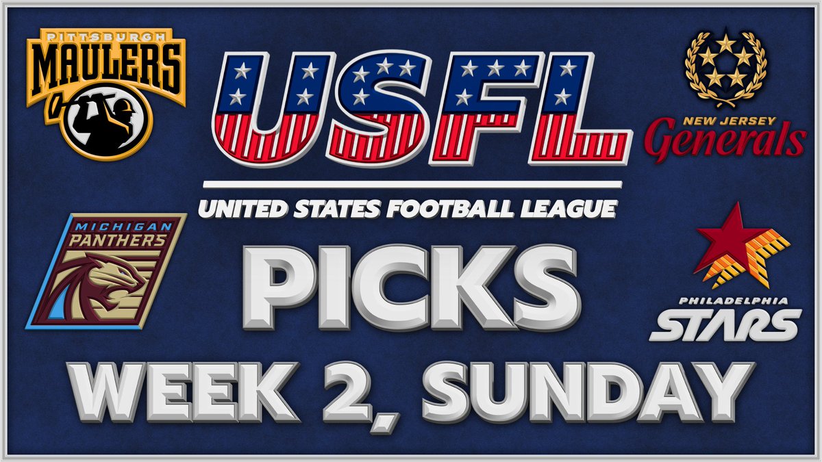 AthanHristodulu's tweet photo. Picks for Sunday's USFL games are in! Can the Maulers find some offense against the Generals? Do the Panthers show the Stars they're as legit as they come!?
Link: https://t.co/NpROS1fRFB
#USFL #USFL2023 #USFLPicks #AmericanFootball https://t.co/qiQHChN3f6
