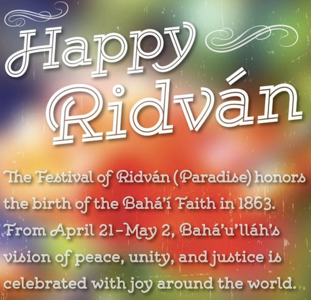 RossDoan's tweet photo. Best wishes for Ridvan to all students, staff and members of our community. https://t.co/0vJUqSI76W