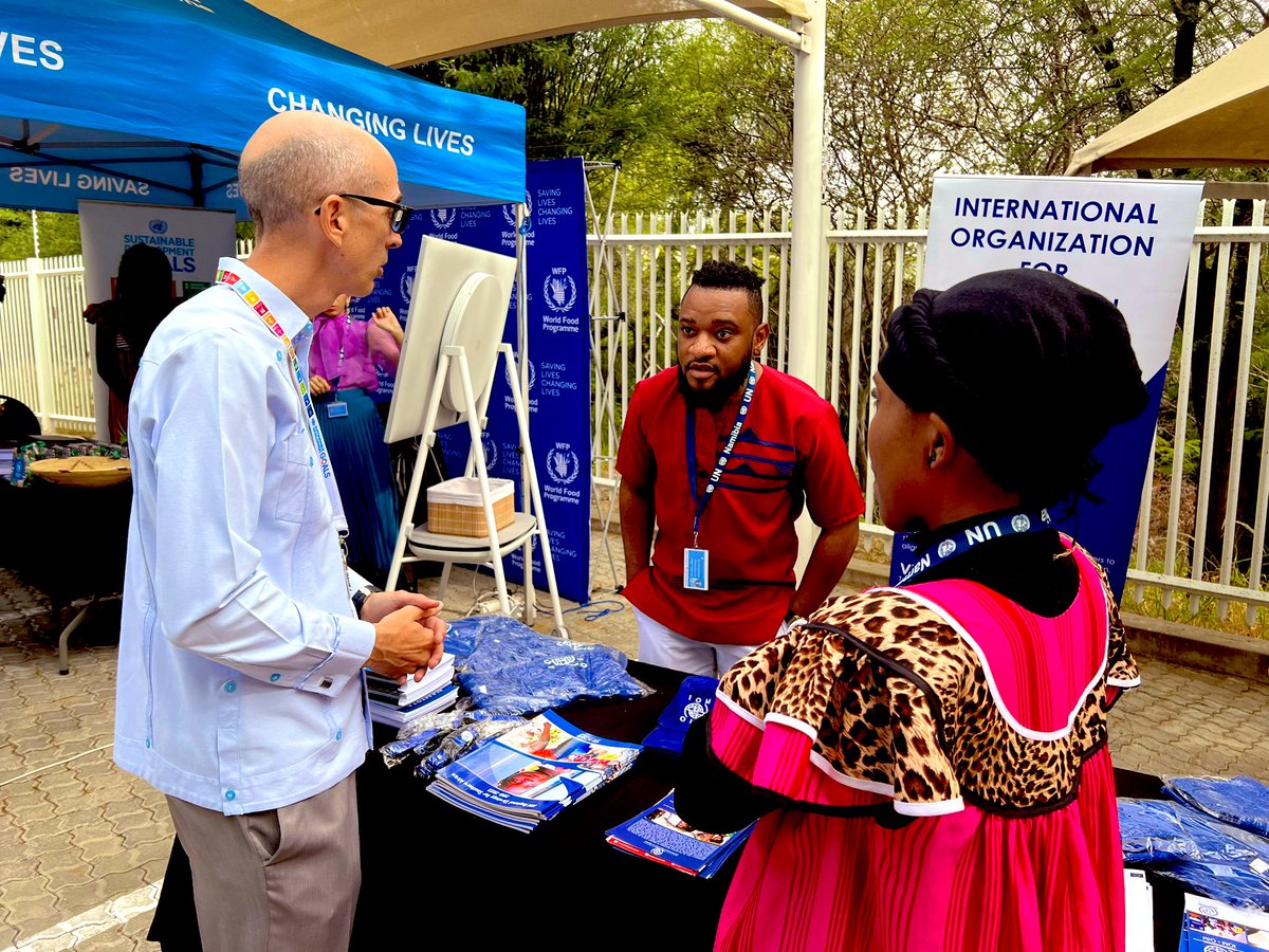 UNFPA_Namibia's tweet photo. Happening now📍@UNNamibia Career Fair for #YouthWithDisability.

#DisabilityInclusionMatters
#SDG10 #ReducedInequalities
#youthempowerment https://t.co/qx4343Mqni