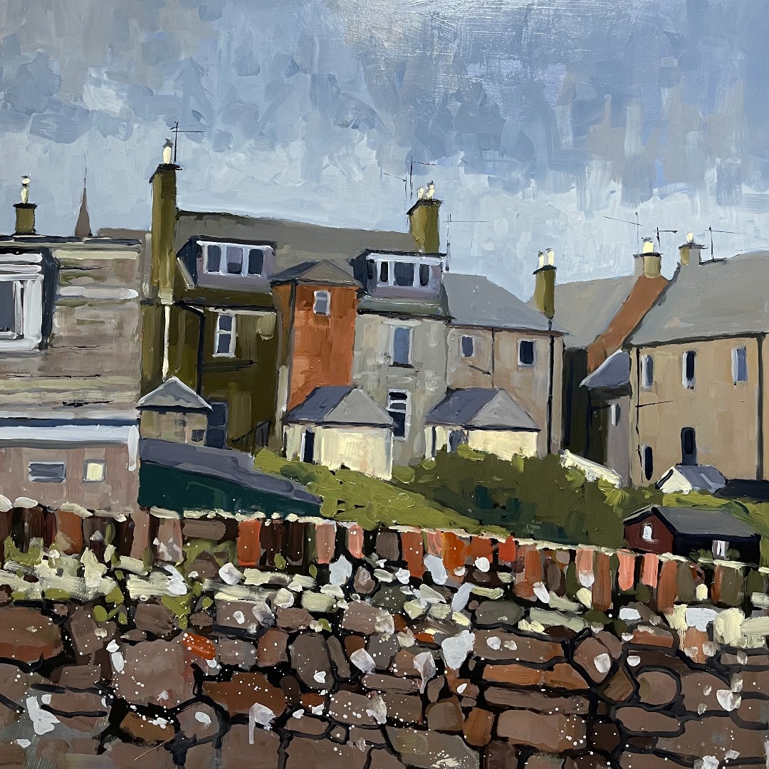 JOHN O’NEILL
Salmon Lane, Stonehaven
Oil on panel
60 x 60 cm
Framed size 80 x 80 cm
