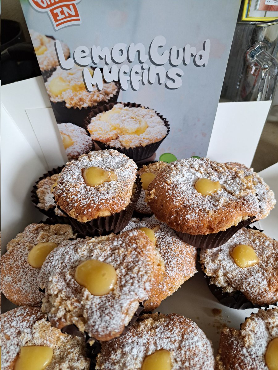 Haven't baked in ages. Lemon muffins with a crunchy topping 😋 yummo 
#homemade
#baking
<a href="/bakedincakes/">Baked In</a>