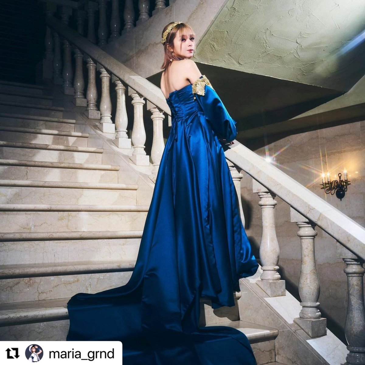 rinadress's tweet photo. GARNiDELiA
メイリアさんと、トクさんの衣装をDesignしました。
エメラルドグリーンの光沢の綺麗な生地でロングトレ���ンドレスを
素敵にきてくださりありがとうございます
#ONLY #メイリア https://t.co/WQb8pOcedB