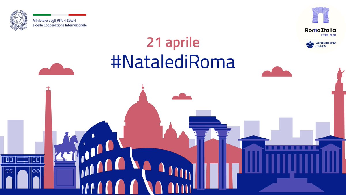 21 aprile 753 A.C. – 21 aprile 2023
Non è il posto perfetto per ospitare #Expo2030Roma?
#NatalediRoma
.
<a href="/Expo2030Roma/">Expo 2030 Roma</a>