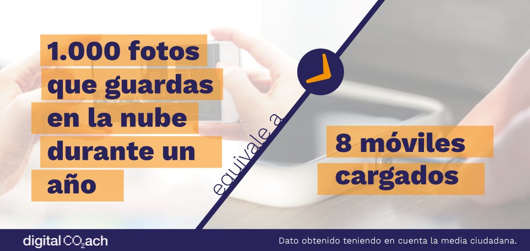 compromisoclima's tweet photo. Sí sí, todo lo que acumulamos en nuestros móviles supone un impacto, se llama #BasuraDigital. Con la #app #DigitalCo2ach puedes reducirlo. ¿La has probado ya?
Descárgatela aquí 👉https://t.co/QumDJFkIyv
@Accenture @ecodes
#CambioClimatico #nube #digital #emisiones #porelclima https://t.co/gaDtAR1BbW