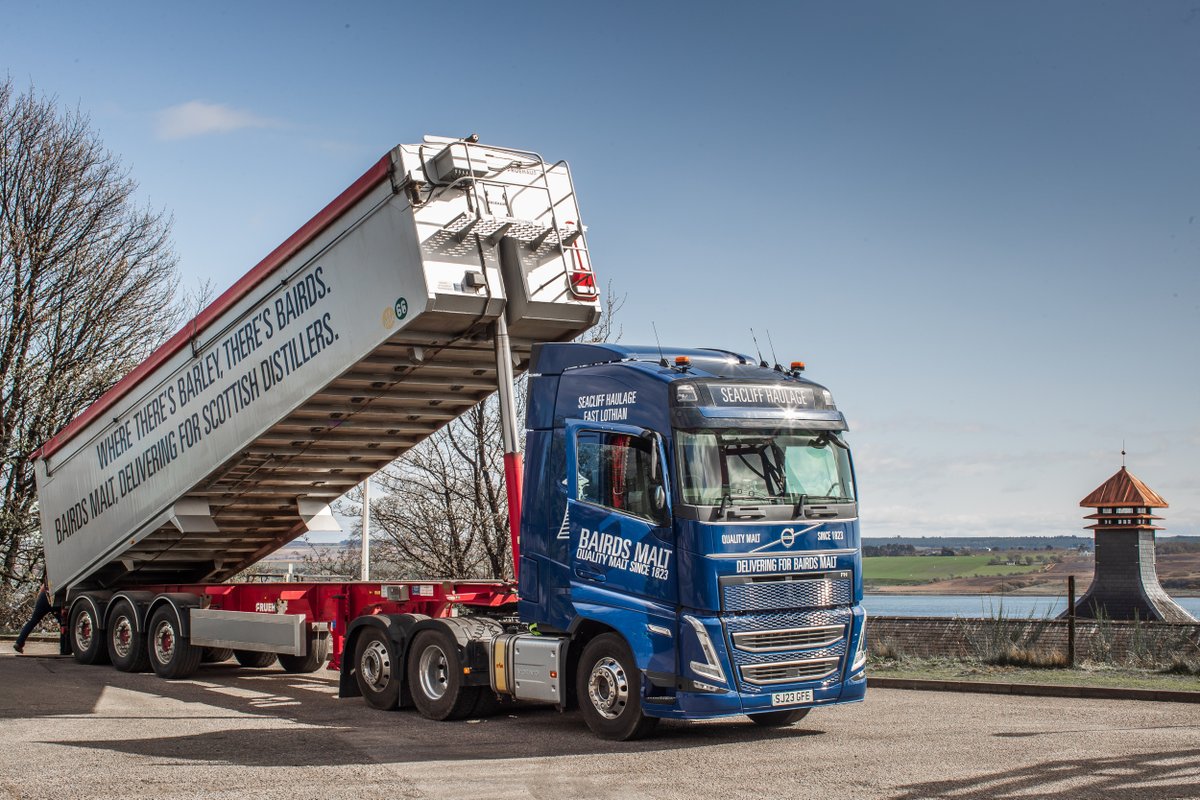 bairdsmalt's tweet photo. Project Angel marked a major milestone this week as the first batch of malt from our new Inverness maltings was delivered to The Dalmore Distillery.

It was also great to see the newly branded vehicles from our partners at Seacliff Haulage make the delivery. https://t.co/KZVZBIfKIP