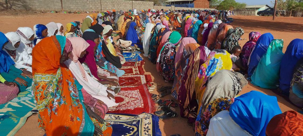 Benishangul Gumuz  Eid Salat. #BenishangulGumuz region in #Ethiopia has many cultural similarities with #Sudan.
Eid Mubarak!