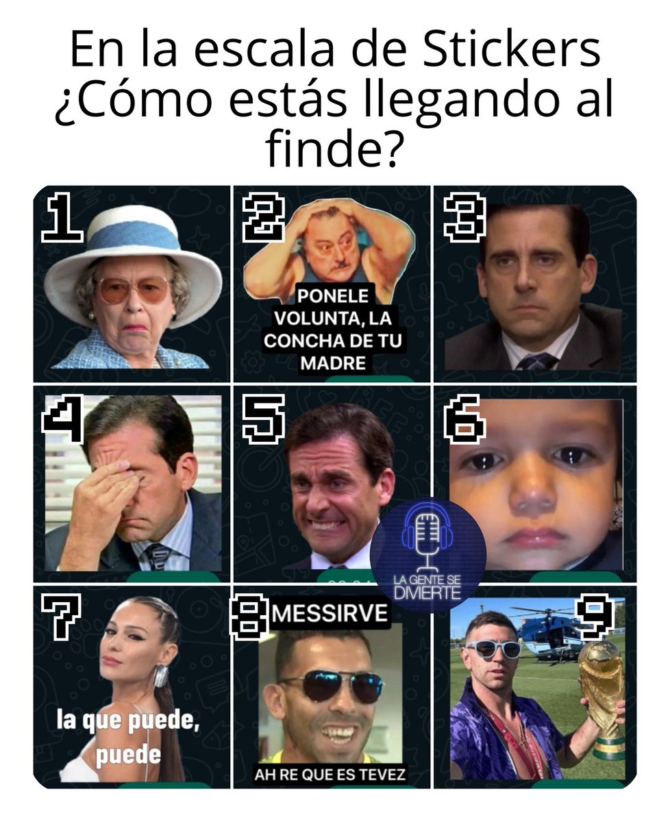 GenteSeDivierte's tweet photo. EN ESE ORDEN! Pero que no lo sepa la psicologa!
📻 Los Jueves a las 20hs prendete por Radio Emisora Pirata.
#ElonMusk #standup #standupradio #risas #radio #radioenvivo #youtube #messi #tevez #theoffice #viernes #finde #stickers #pampita #dibumartínez #dibu https://t.co/UVNEWCxs2k