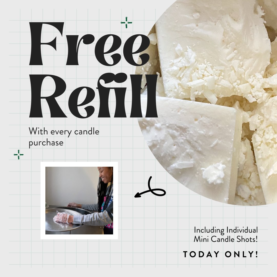 Free Refills... on us!
Thanks for supporting a more sustainable future! 🌍💚🕯️

Grab your FREE candle refill at checkout with every individual candle purchase made today.

(No Code Needed! Offer ends tonight at midnight - pillar candles not included)

tribal-unicorn.com/collections/ca…