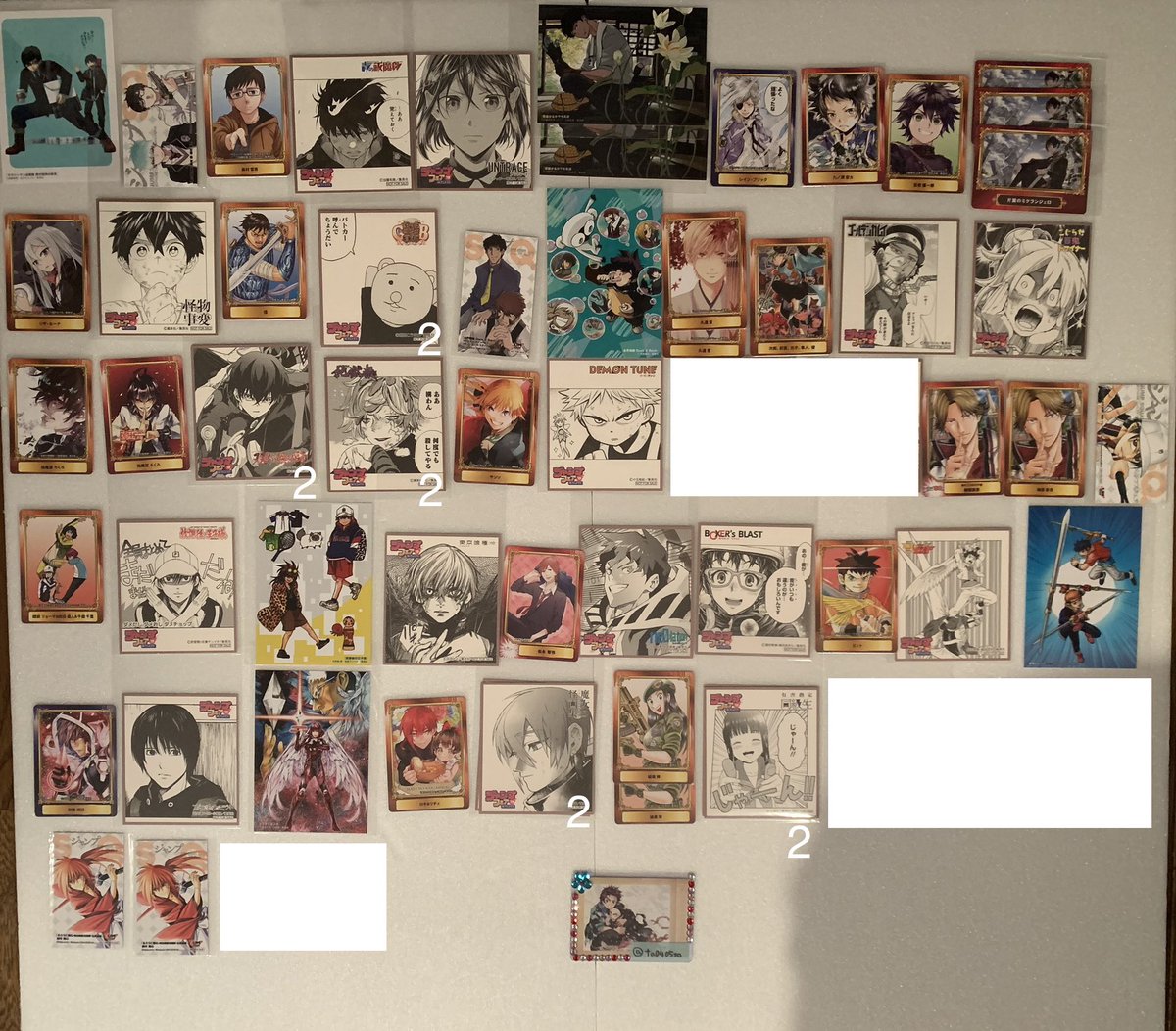 ta0405so's tweet photo. 【交換】 ジャンプフェア ジャンフェス アニメイト JF SCF カード ブロマイド ���紙 特典

譲:画像3～ ヒロアカ NARUTO ジョジョ 斉木楠雄  双星の陰陽師 エルドライブ アクタージュプラチナエンド

求:異種 画像1＞2(鬼滅 終わりセラフ 青の祓魔師 ハイキュー ONEPIECE SPYFAMILY)

郵送→ https://t.co/LyVamxNnv5