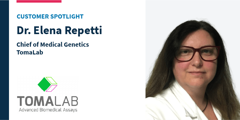 SOPHiAGENETICS's tweet photo. Watch our Spotlight session with Dr.Elena Repetti, Chief of Medical Genetics of #TomaLab on the partnership with #SOPHiAGENETICS !
Watch the video: https://t.co/tQzwOuSyOT
#precisionmedicine #HRD #genetictesting #genetics #datadrivenmedicine #futureofhealthcare https://t.co/d84B7LPhmt