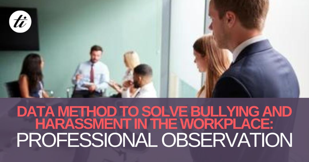 One of Ela Ainsworth's six suggested methods that HR can do to solve workplace harassment and bullying is professional observation. 

Read more here: peoplemanagement.co.uk/article/180581…