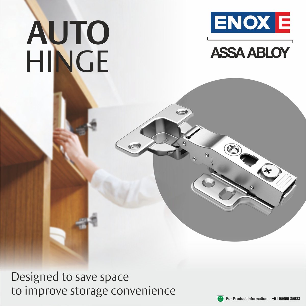 HardwareSamachr's tweet photo. Enhance your storage convenience with ENOX Auto Hinges.
For inquiry via WhatsApp click: https://t.co/Svuh1AUrS9
#AssaAbloy #OpeningSolutions #Enox #EnoxHardware #EnoxIndia #EnoxMumbai #enoxbrand #enoxofficial #autohinge #hinge #style #cabinet #furniturefittings #hardwaresolutions https://t.co/YectI4IWLS