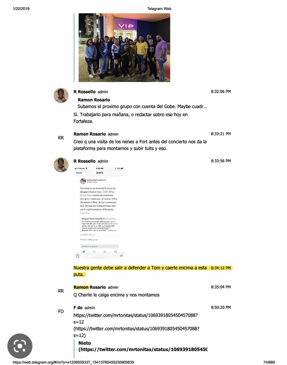 DonHiramMD's tweet photo. “Que…Le caiga encima y nos montamos”…@RamonRosarioEsq
@FBI @FBISanJuan @HUDOIG
#TelegramGate #PuertoRico
https://t.co/N4C8upto8E https://t.co/kogbiaLaEg