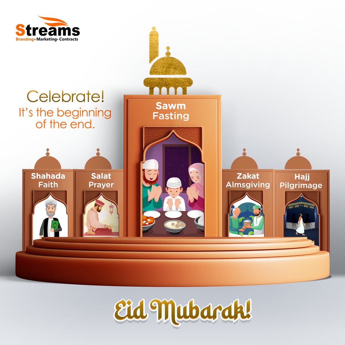 streamsng's tweet photo. As the fast ends, a new beginning emerges. One filled with love, faith, prayer and giving thanks.  

Celebrate! The end only signifies a new beginning. 

Happy Eid-el-Fitr 
#Streamsmedia #EidMubarak https://t.co/p7tpSVoeHf
