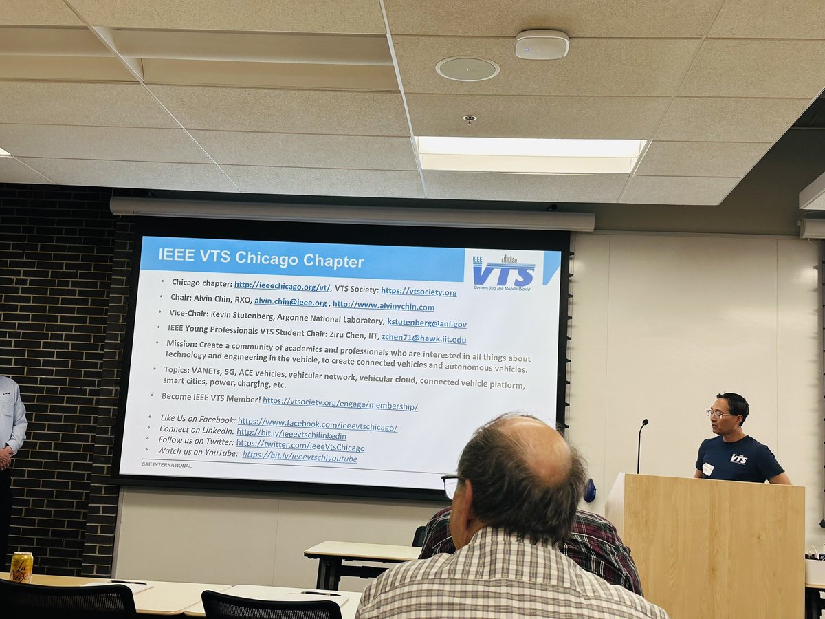 IEEE VTS Chicago (@ieeevtschicago) on Twitter photo So great to be here tonight with SAE International Chicago for a talk on Enabling the Electrification of Mobile Equipment at <a href="/ParkerHannifin/">Parker Hannifin</a>!
Thank you for the wonderful food and tour of your facility! Was also great to meet up with our fellow <a href="/IEEEChicago/">IEEE Chicago</a> members there! So great to be here tonight with SAE International Chicago for a talk on Enabling the Electrification of Mobile Equipment at <a href="/ParkerHannifin/">Parker Hannifin</a>!
Thank you for the wonderful food and tour of your facility! Was also great to meet up with our fellow <a href="/IEEEChicago/">IEEE Chicago</a> members there!