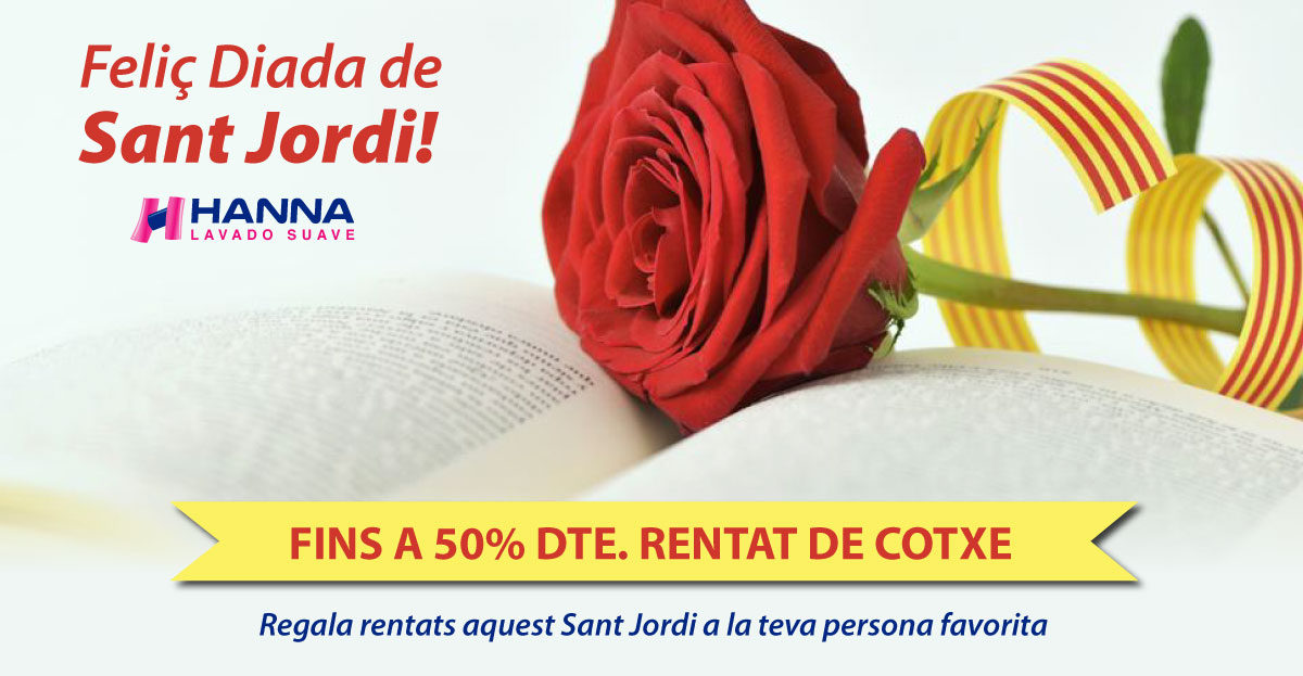 💖Feliç Sant Jordi 🌹 Regala rentats a la teva persona favorita fins a 50% dte.   

Descàrrega aquí 🎁 bit.ly/santjordihanna 

📍Recorda que els nostres centres estan oberts tot el cap de setmana.

#SantJordi2023 #SantJordi23