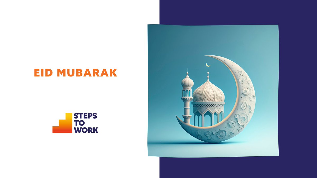 StepsToWork's tweet photo. We wish everyone celebrating Eid al-Fitr happiness and prosperity! May you and your loved ones be blessed with immense joy, peace and love. 

#EidMubarak https://t.co/QJZDcJkKSe