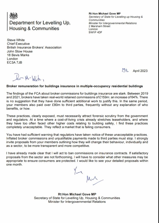 EOCS_Official's tweet photo. 🔴 Buildings insurance: read @MichaelGove's letter to the CEO of the British Insurance Brokers' Association 👇

https://t.co/QYXK1LRx0m

🛑 We want swift and decisive action to stop the ongoing profiteering❗ 

#EndOurCladdingScandal https://t.co/6t9gk4AEgU